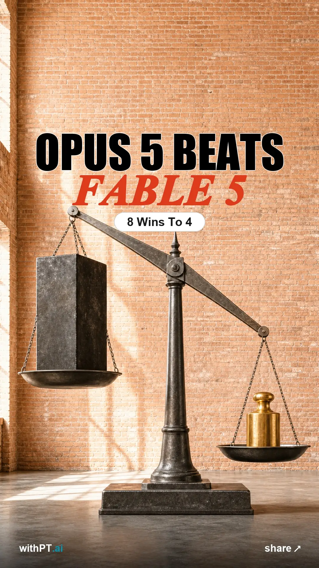 Video cover for Claude Opus 5 vs Fable 5: 8 Wins, 4 Losses, Half Cost
